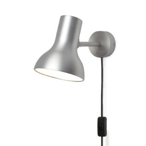 Anglepoise Type 75 Mini Metallic zástrčka striebro