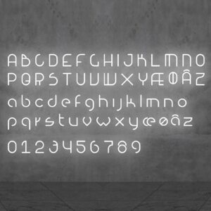 Artemide Alphabet of Light veľké písmeno stenu G