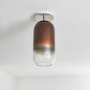 Artemide Gople stropné svietidlo bronz/strieborná