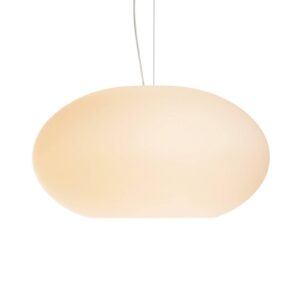 Casablanca Aih – závesná lampa 38 cm krémová matná