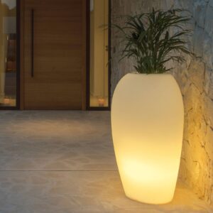 Deko lampa Storus V LED RGB+CCT rastlinná biela