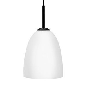 Dyberg Larsen Jazz závesná lampa opál/čierna 18 cm