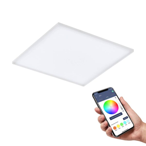 EGLO connect Turcona-Z stropné LED svetlo 60x60 cm