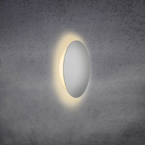 Escale Blade nástenné LED striebro matné Ø 24 cm