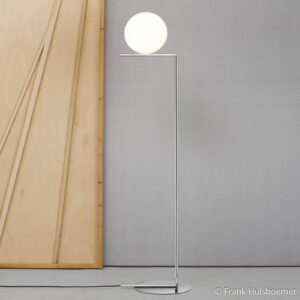 FLOS IC F1 stojaca lampa chróm Ø 20 cm