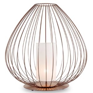Karman Cell stojaca lampa s klietkou Ø84 cm bronz