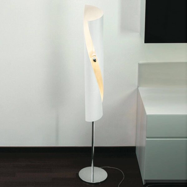 Knikerboker Hué dizajnová stojaca lampa v bielej
