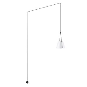 LEDS-C4 Attic závesná lampa kužeľ decentrál biela
