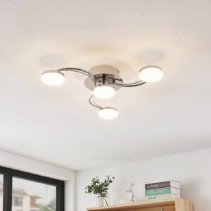 Lindby Dyln stropné LED svietidlo špirála