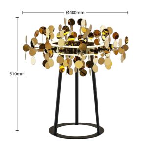 Lucande Glimmo stolová LED lampa