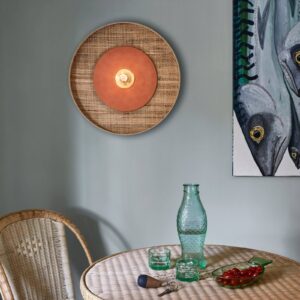 MARKET SET Portinatx nástenná lampa terakota Ø50cm