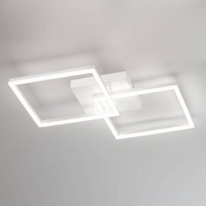Moderné stropné LED svietidlo Bard v bielej