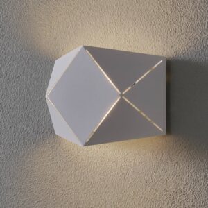 Nástenné LED svietidlo Zandor v bielej široké 18cm