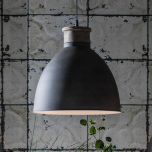 PR Home Roseville závesná lampa Ø32cm cement sivá