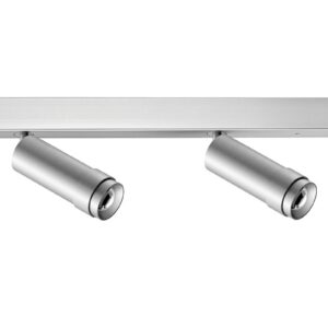 Ribag Vertigo stropné svietidlo 2-pl 4 000K hliník