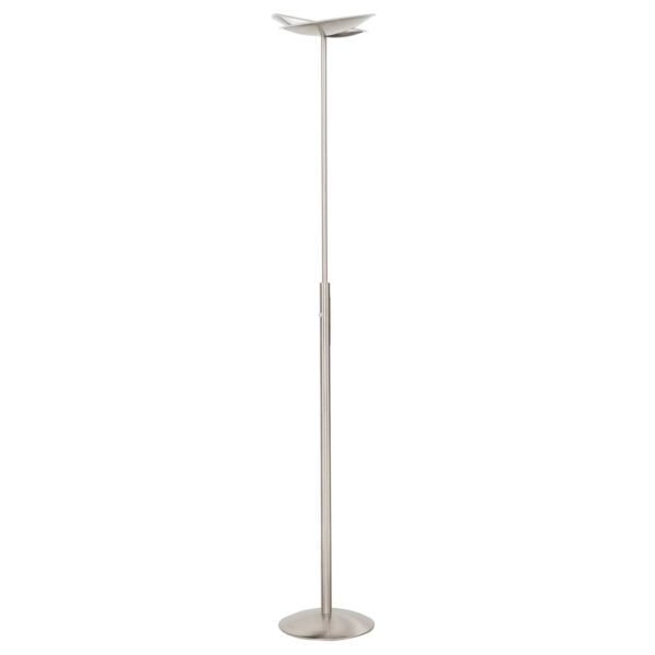 S dvojdielnym tienidlom stojaca LED lampa Sapporo