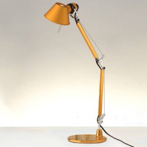 Stolná lampa Artemide Tolomeo Micro oranžová