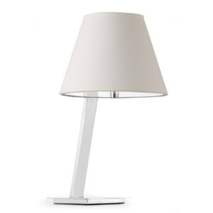 Stolová lampa Moma s textilným tienidlom